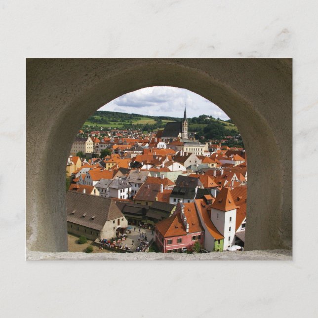 Postal Postcard Cesky Krumlov, República Checa (Anverso)