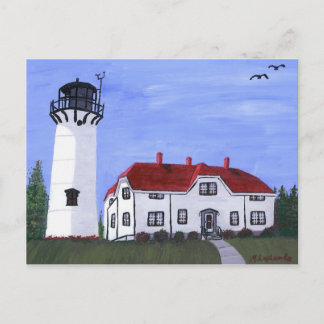 Postal Postcard, Chatham Light by M. Laplante