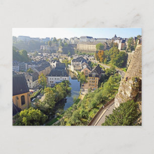Postal Postcard Chemin de la Corniche - Luxemburgo