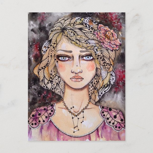 Postal Postcard Chica Orion (Anverso)