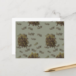 Postal Postcard Ciervo con moños