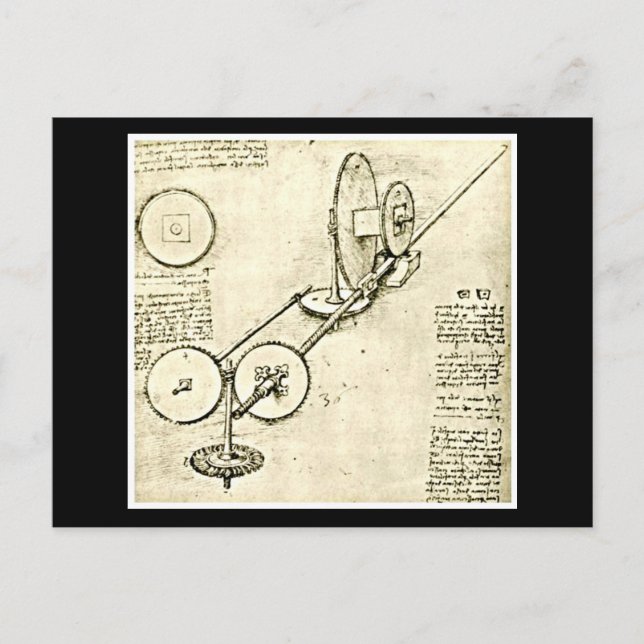 Postal Postcard-Classic/Vintage-Leonardo da Vinci 16 (Anverso)