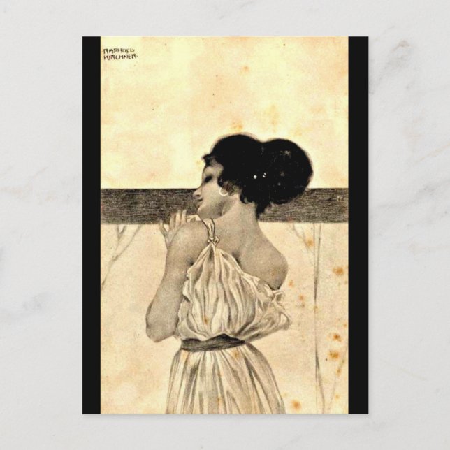 Postal Postcard-Classic/Vintage-Raphael Kirchner 17 (Anverso)