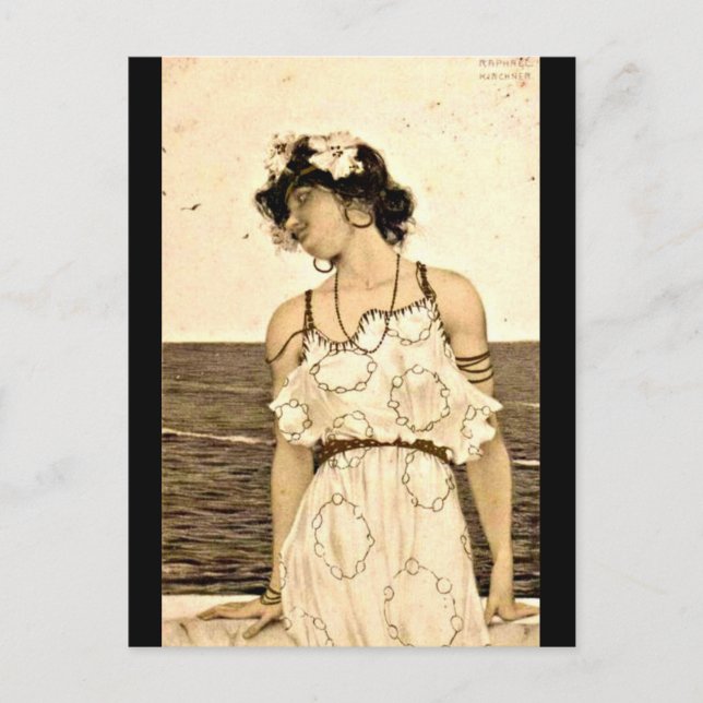 Postal Postcard-Classic/Vintage-Raphael Kirchner 19 (Anverso)