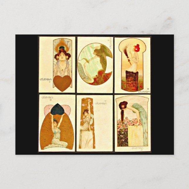 Postal Postcard-Classic/Vintage-Raphael Kirchner 25 (Anverso)
