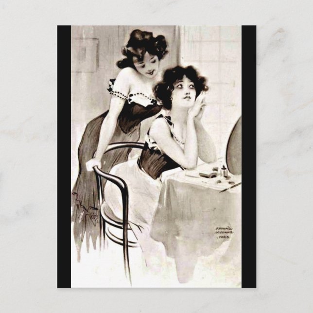 Postal Postcard-Classic/Vintage-Raphael Kirchner 37 (Anverso)