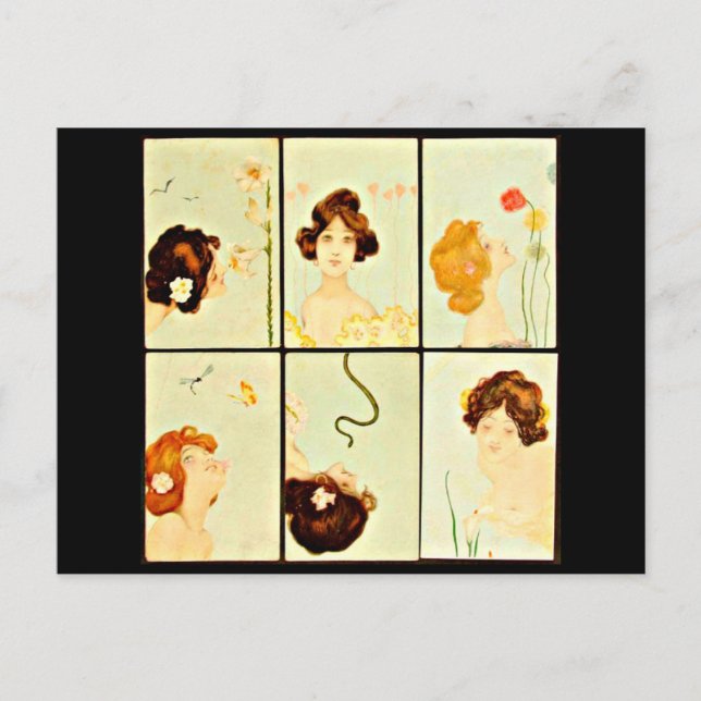 Postal Postcard-Classic/Vintage-Raphael Kirchner 40 (Anverso)