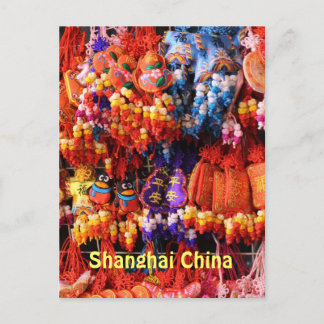Postal POSTCARD - Coloridos baratijas chinas en Shanghai