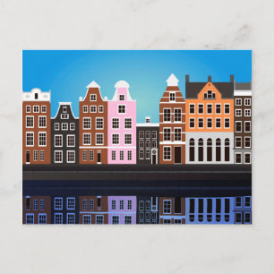 Postal Postcard con Amsterdam