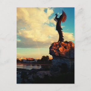 Postal Postcard con aspecto de observador en el sudeste