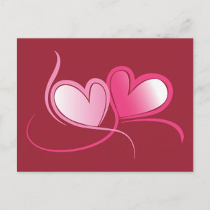 Postal Postcard con corazón