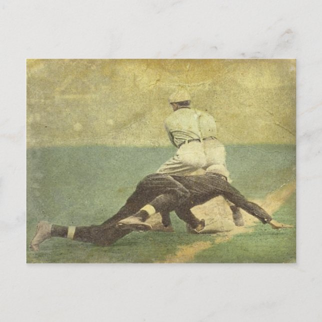 Postal Postcard con imagen de Baseball Memorabilia (Anverso)