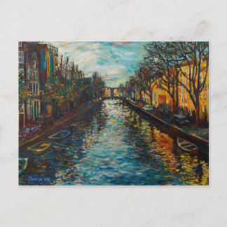 Postal Postcard con la vista de Amsterdam