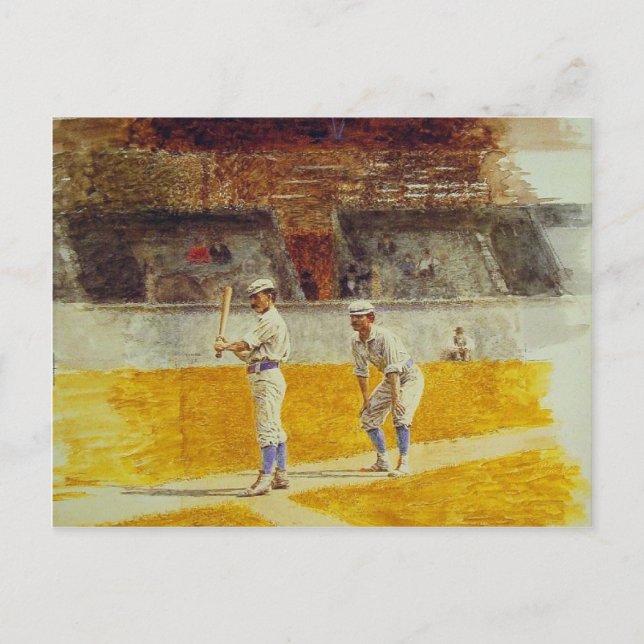 Postal Postcard con pintura Thomas Eakins (Anverso)