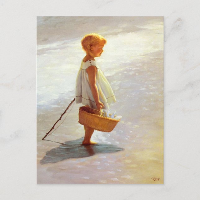 Postal Postcard Con Yo. Davidi Painting (Anverso)