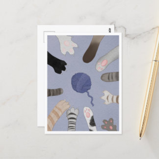 Postal Postcard - Cute Paws