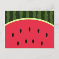 Postcard Cute Watermelon