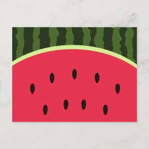 Postal Postcard Cute Watermelon