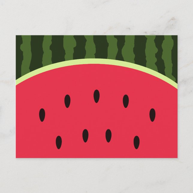Postal Postcard Cute Watermelon (Anverso)