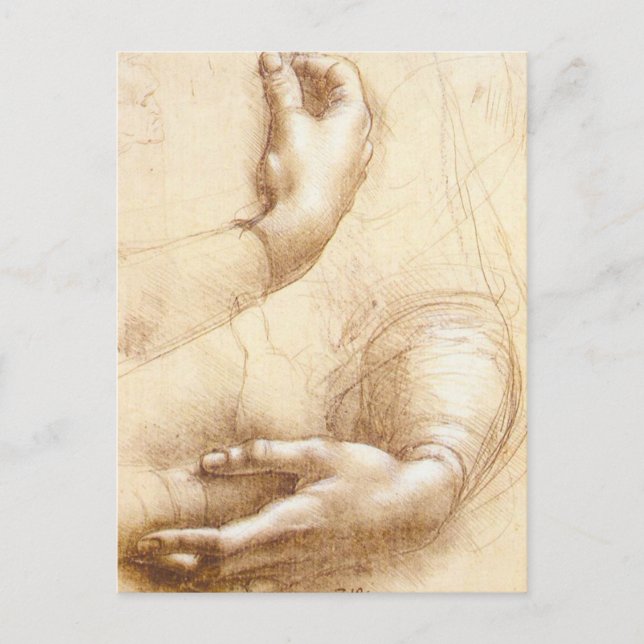 Postal Postcard Da Vinci (Anverso)