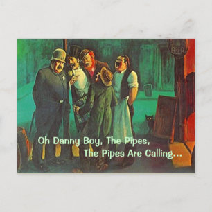 Postal POSTCARD Danny Boy St. Patrick's Day Greeting PC