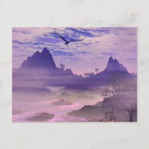 Postal Postcard de águila solitaria