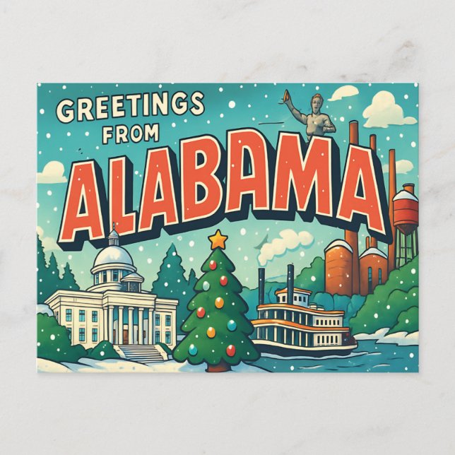 Postal Postcard de ALABAMA (Anverso)