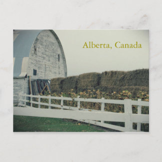 Postal Postcard de Alberta Rural