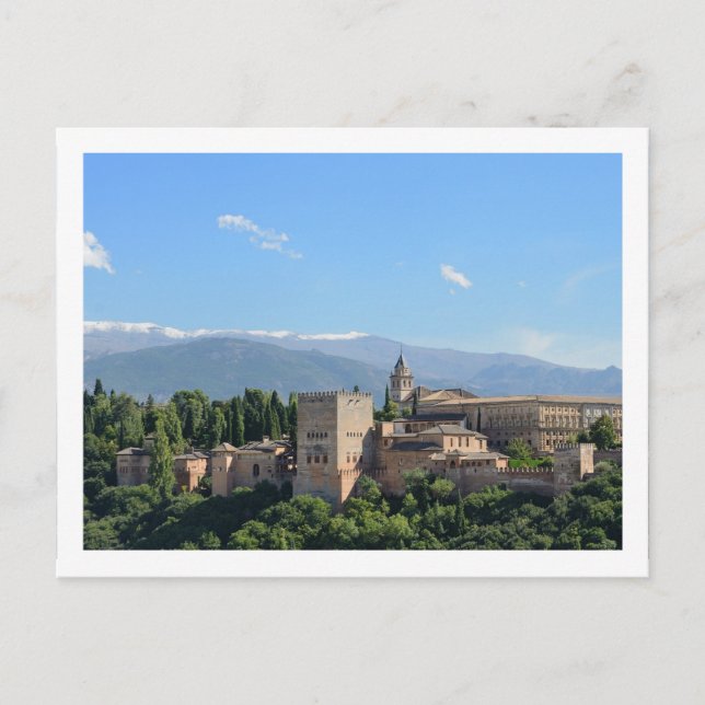Postal Postcard de Alhambra (Anverso)