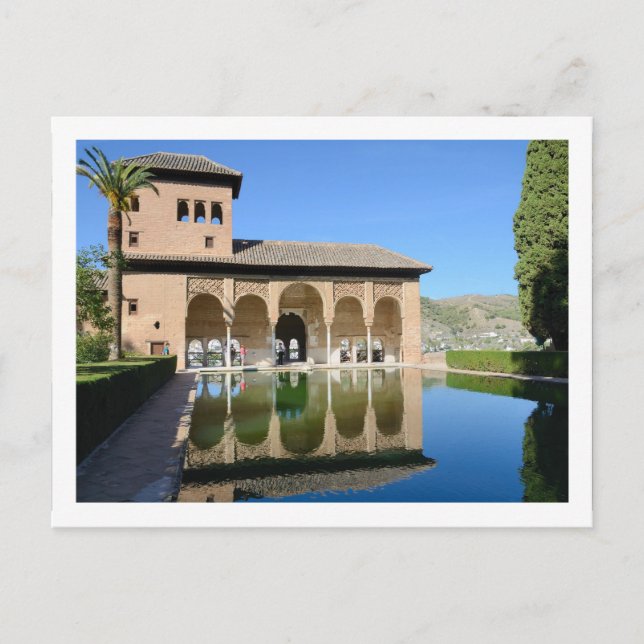 Postal Postcard de Alhambra (Anverso)