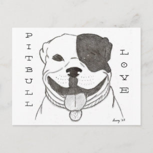 Postal Postcard de amor de Pitbull