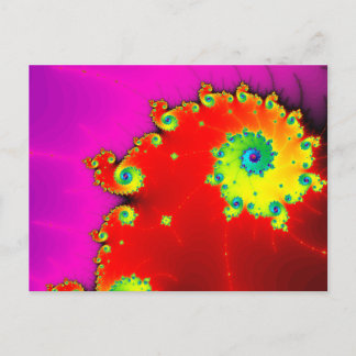Postal Postcard de arte Mandelbrot