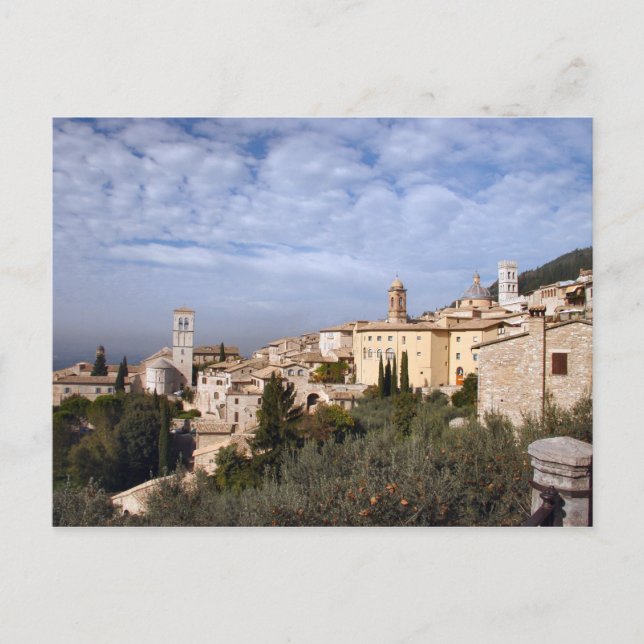 Postal Postcard de Assisi Italia (Anverso)