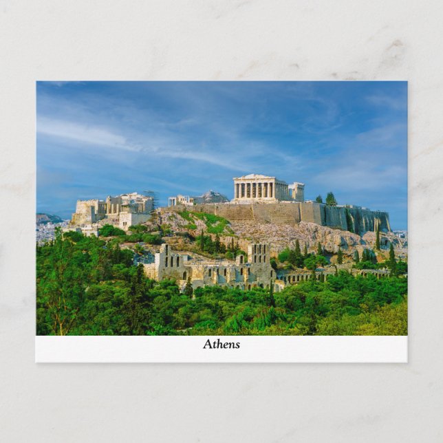Postal Postcard de Atenas (Anverso)