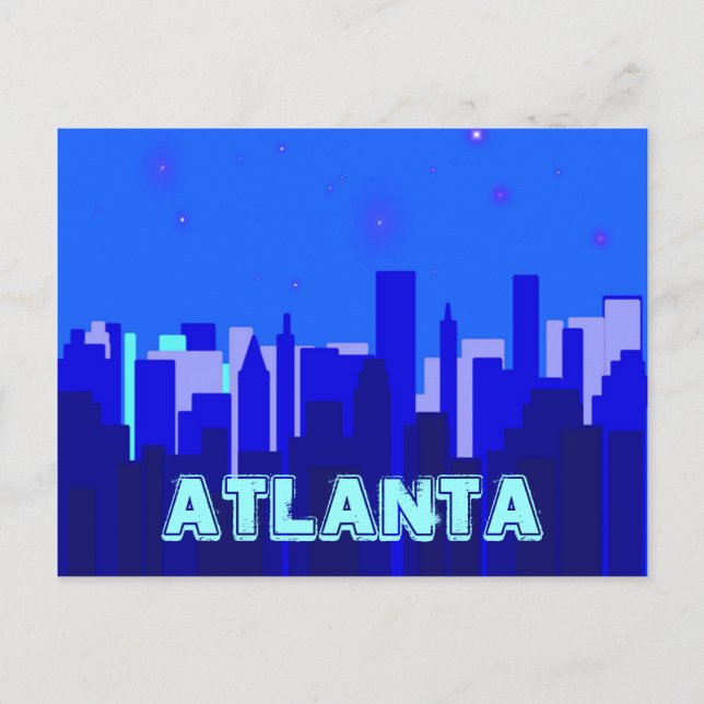 Postal Postcard de Atlanta (Anverso)