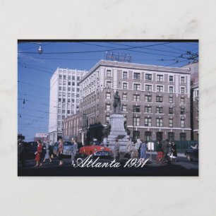 Postal Postcard de Atlanta 1951