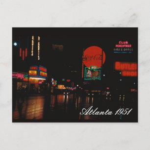 Postal Postcard de Atlanta 1951