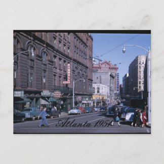 Postal Postcard de Atlanta 1951