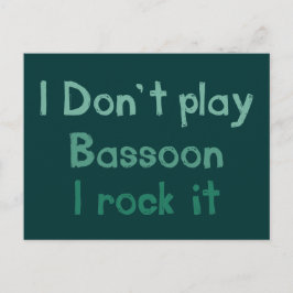 Postal Postcard de Bassoon Rock
