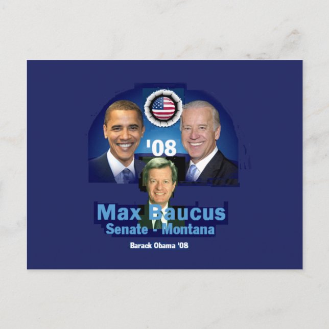 Postal Postcard de BAUCUS MT (Anverso)