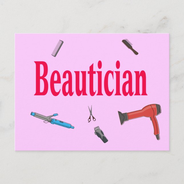 Postal Postcard de Beautician (Anverso)
