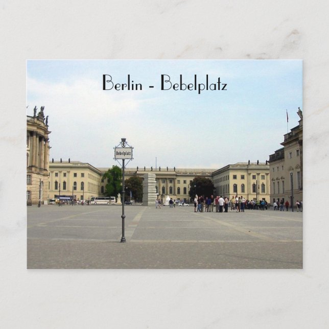 Postal Postcard de Bebelplatz (Anverso)
