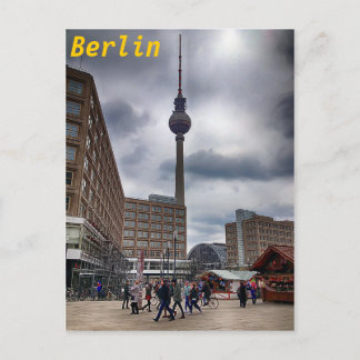 Postal Postcard de Berlín Alexanderplatz Fernsehturm