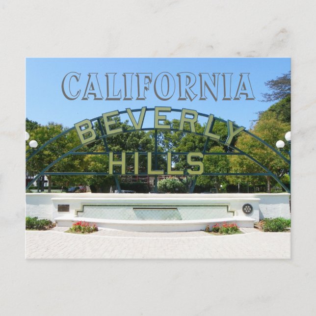 Postal ¡Postcard de Beverly Hills! (Anverso)