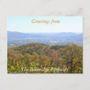 Postal Postcard de Blueridge Parkway
