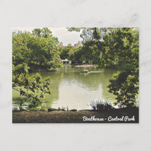 Postal Postcard de Boathouse Central Park