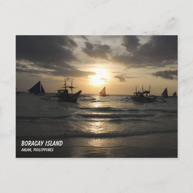 Postal Postcard de Boracay (Anverso)