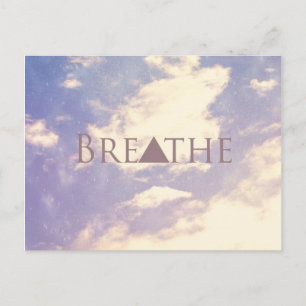 Postal Postcard de Breathe