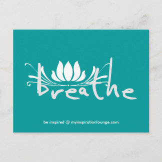 Postal Postcard de Breathe