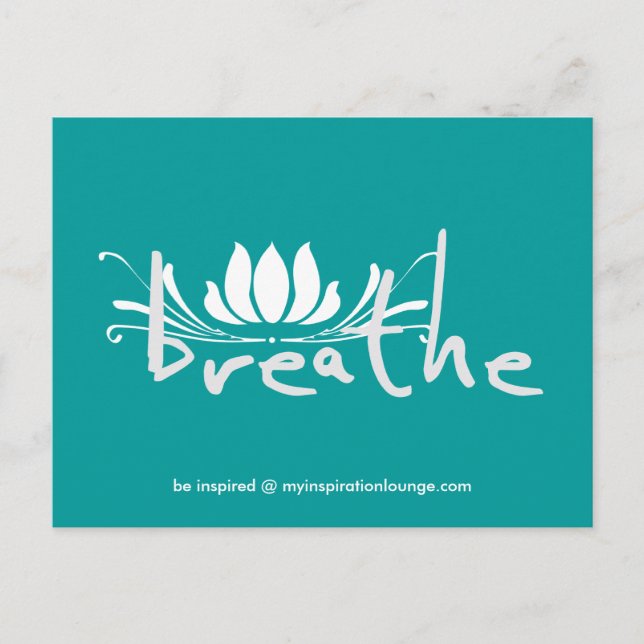 Postal Postcard de Breathe (Anverso)